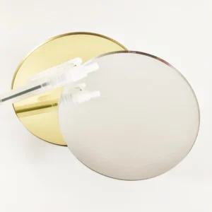 Acrylic Mirror Circles and Ovals - Silver and Gold