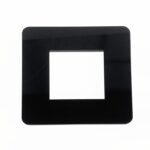 Acrylic Square With Square Center Cut-Out - 1/8" Thick