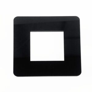 Acrylic Square With Square Center Cut-Out - 1/8" Thick