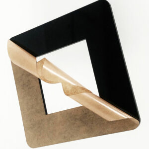 Acrylic Square With Square Center Cut-Out – 3/16″ Thick