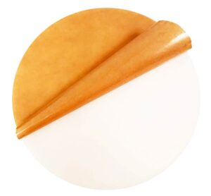 white acrylic circle